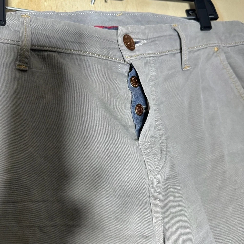 True Religion Rocco Tailored‎ Overdye Twill Jeans Pants Gray Button Fly 32X32